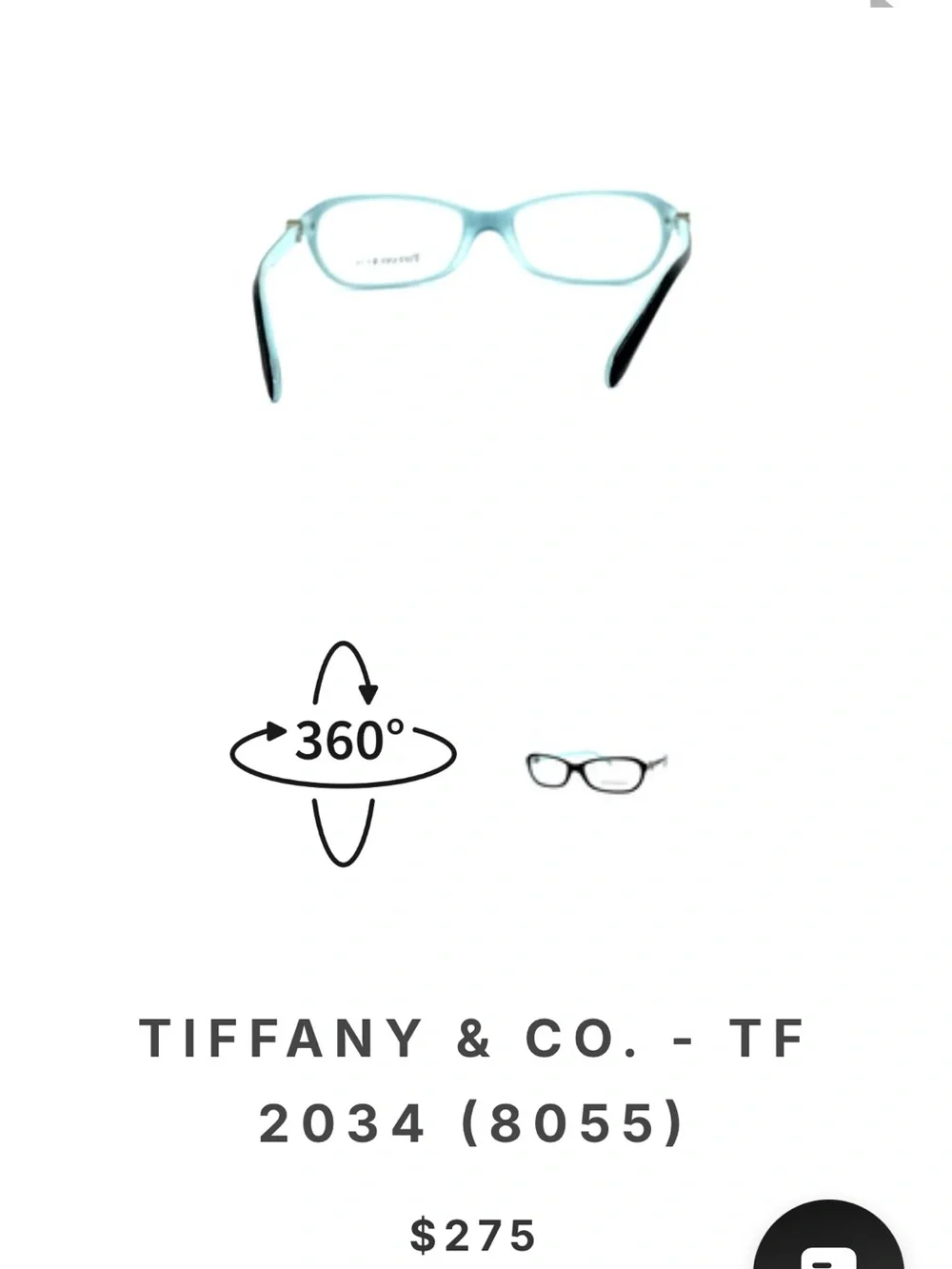 TIFFANY & CO. - TF 2034 (8055) reading glasses blue black